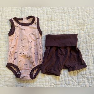 Kate Quinn shorts and bubble bodysuit